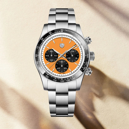 Herrenuhr RollsTimi – Luxuriöser Quarz-Chronograph, Saphirglas mit Antireflexbeschichtung, wasserdicht, leuchtend – Geschenkidee für Herren