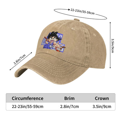 Dragon Ball Cap Goku Cool Baseball Cap Hats Visor Protection Snapback Cotton Tops Gorras