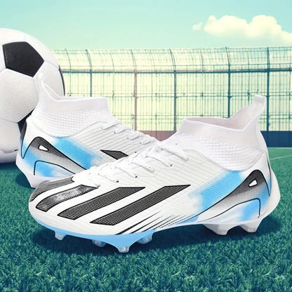 New Men's Football Boots Adult Soccer Field Shoes Teenager Sports Cleats Outdoor Grass Training Boots High-Quality Sneakers