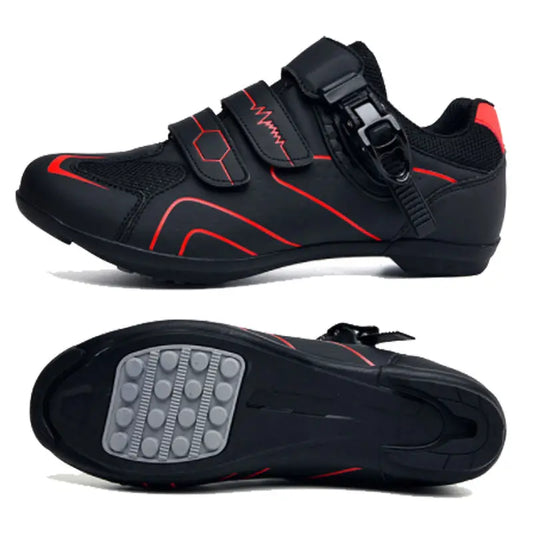 Men’s Cycling Shoes Flat Pedal MTB Shoes Non-Slip Rubber Speed Road Bike Sneakers Women’s Racing Cleatless Mountain Bicycle Footwear