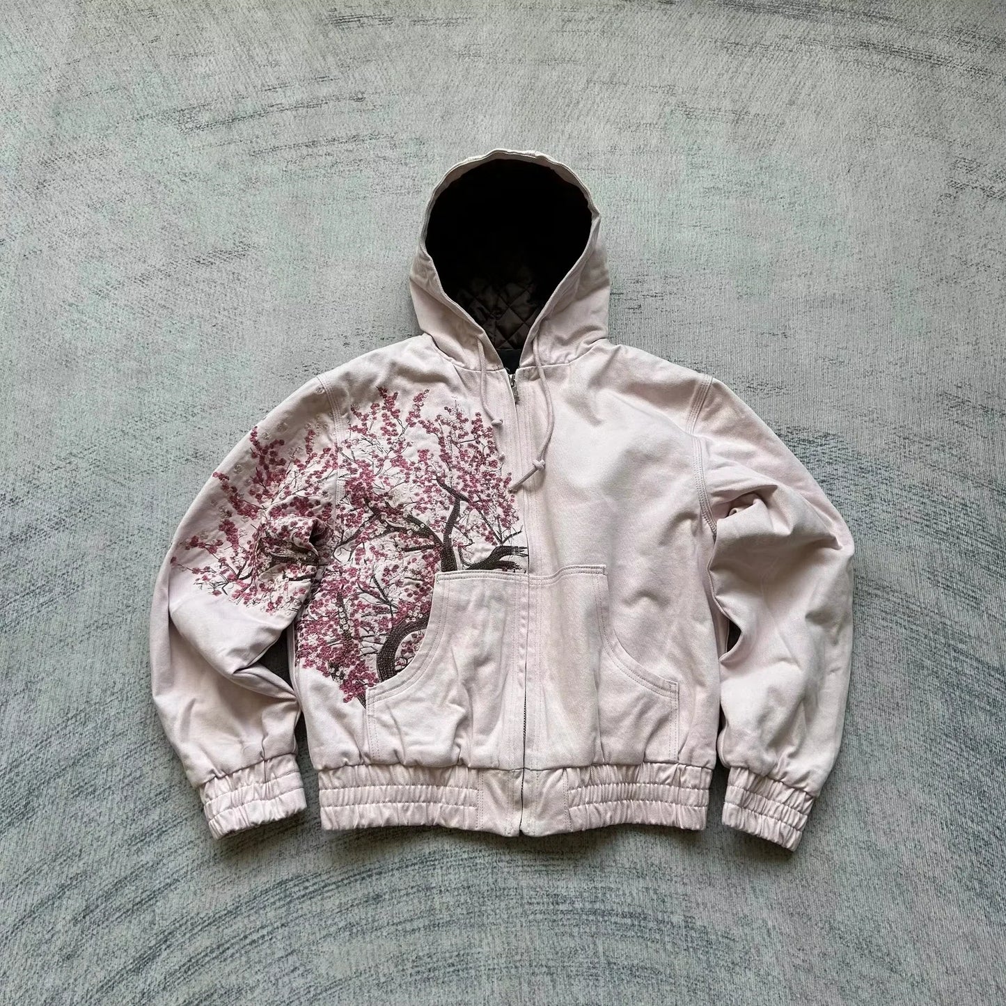 2026 New American Fashion Trend Goth Printed Zipper Hoodie Women Street Hip Hop Punk Rock Sweatshirt Unisex Casual Loose Hoodie
