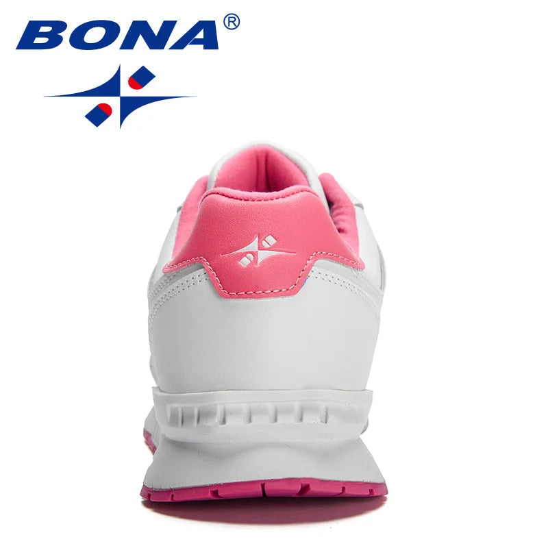 BONA 2023 New Designers Brand Classics Light Sneakers Women Fashion Running Shoes Casual Walking Footwear Ladies Comfort