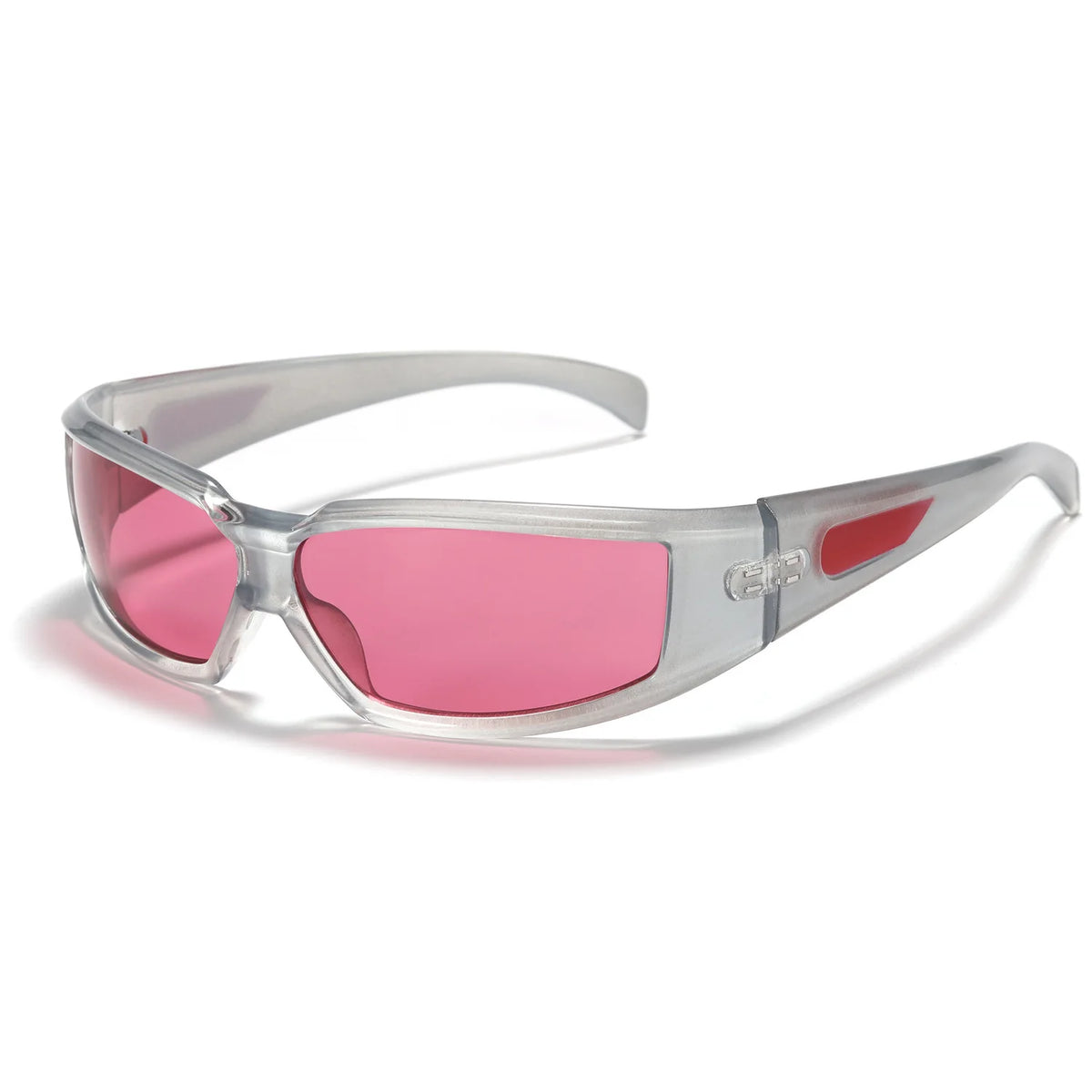 KLASSNUM Women Y2k Glasses Men 2026 Trendy New Sunglasses Future Sense Of Technology Girls Silver Pink Sunglasses UV400 Eyewear