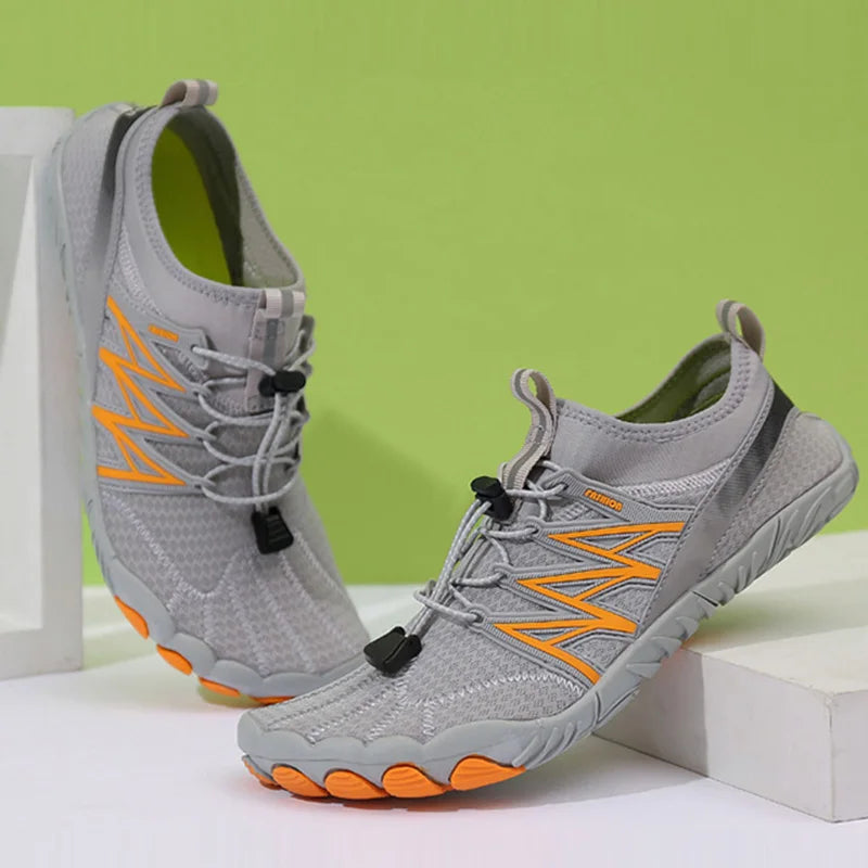 Outdoor Lightweight Men's Training Running Barefoot Shoes, Quick-Dry Swimming Water Shoes, Sport Gym Fitness Jogging Sneakers