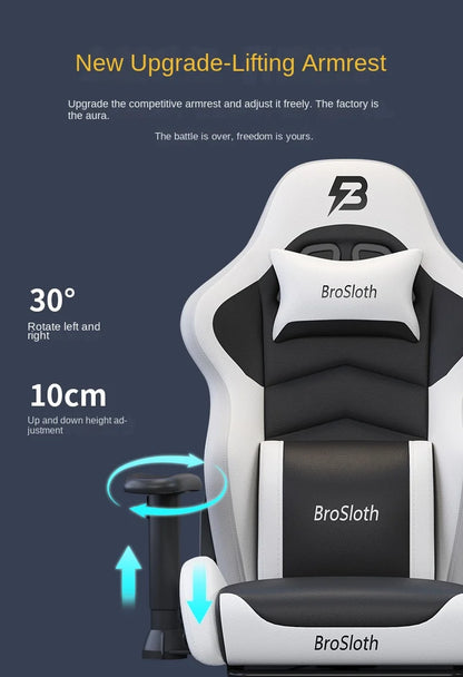 S8 Gaming Chair with 3D Armrests, Adjustable Backrest, Computer Office Chair, Nylon Feet, Gaming Streamer Chair