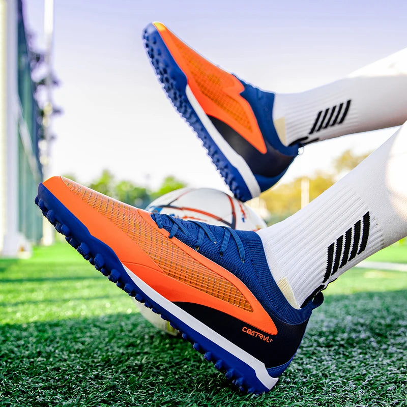 Heren New TF voetbalschoenen sneakers voor kunstgras, slijtvast, ademend, voor volwassenen, trainingsschoenen voor voetbal van topkwaliteit met noppen
