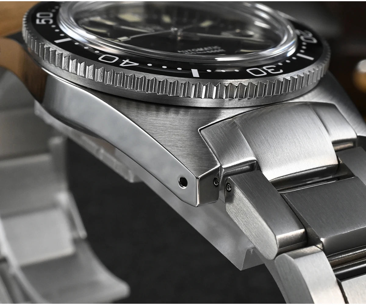 San Martin New 62mas 37mm Diver Mens Watch Classic Luxury Sapphire PT5000 SW200 Automatic Mechanical Watches Date 20Bar Luminous