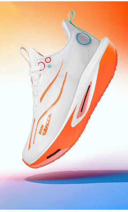 Men's Running Shoes Carbon Plate Professional Running Shoes Breathable Non-slip Cushioning Women's Casual Running Sports Shoes