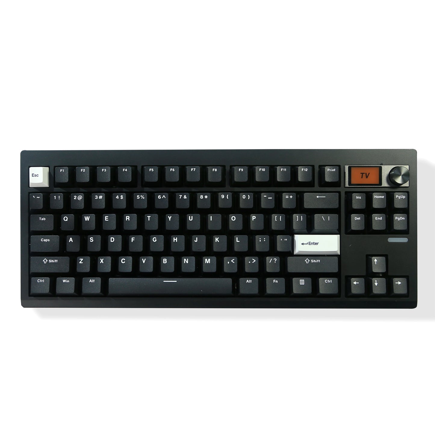 GMK87 Wireless Hot-Swappable Mechanical Keyboard Bluetooth/2.4g With Display Screen and Volume Rotary Button for Games and Work