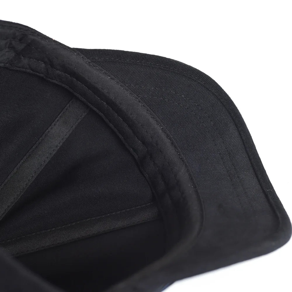 Vintage baseballkasket med kort skygge i bomuld til mænd og kvinder – blød »dad hat« i justerbar trucker-stil med lav profil