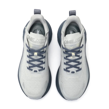 ONEMIX Bumper Max Jogging Running Shoes, Unisex Lightweight Sneakers, Road Wear-Resistant, Fashion Sports Fitness Shoes