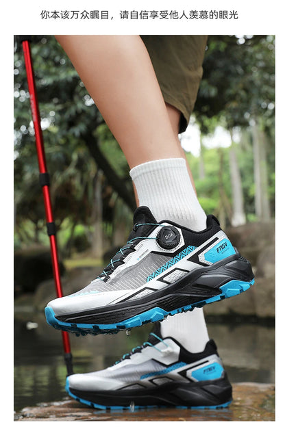 Frühlings- & Sommer-Laufschuhe für Herren – Outdoor-Wanderschuhe, abriebfeste Trailschuhe mit BOA-Verschluss, atmungsaktiver Sport- & Freizeitstil