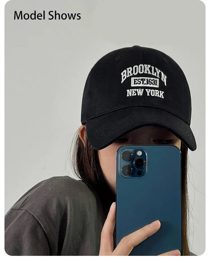 Kapa za bejzbol s izvezenim slovom za žene, proljeće/ljeto, za vanjsku upotrebu, s UV zaštitom, uniseks snapback kapa, sportska, ležerna, muška, hip hop kapa