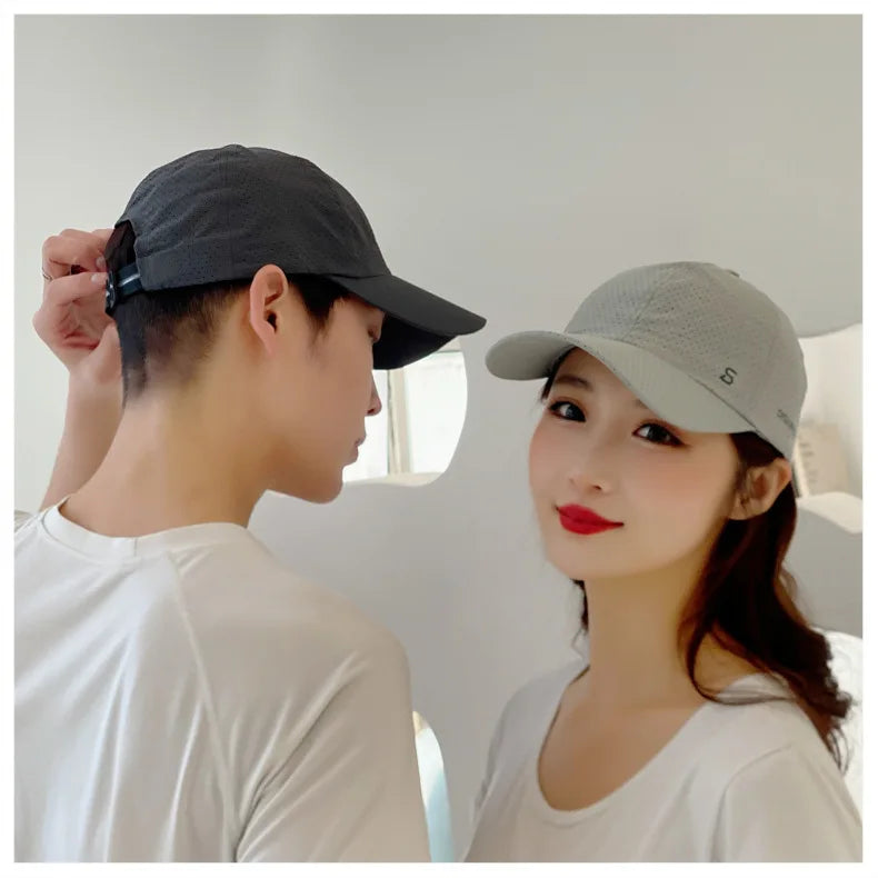 Original Design Running Cap Thin Quick Drying Breathable Duck Tongue Outdoor Men's Sun Summer Fishing Avisor Baseball Cap