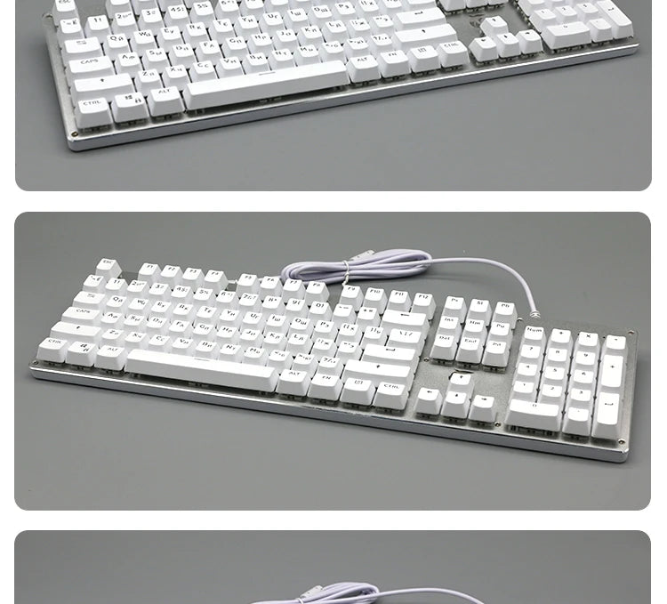 104 Keys Korean French Russian Spanish German Backlit Keycaps For Mx Switch Mechanical Keyboard OEM Profile ABS Key Caps DIY
