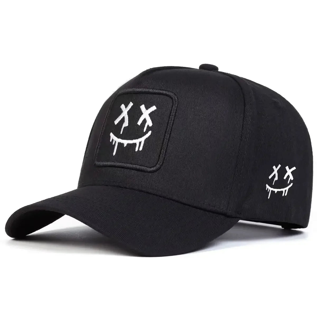 Unisex XX Smiling Face Embroidery Baseball Caps Spring Autumn Outdoor Adjustable Casual Hats Sunscreen Hat Sports Cap