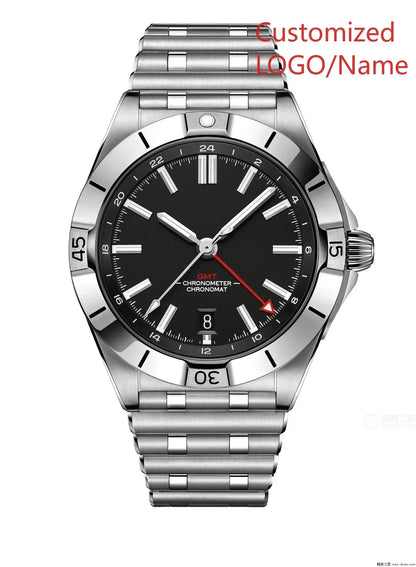 A989 Store Customized Watch  Sport Watch Green Blue Watches GMT Chronomat Automatic Mechanical 904L Stainless Steel