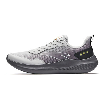 ANTA QINGKONG schokdempende leren hardloopschoenen voor heren voor de winter, slijtvaste hardloopschoenen, lichtgewicht sportschoenen voor woon-werkverkeer