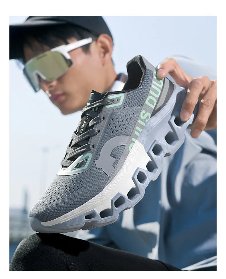 Men's Running Shoes Off-road Shoes Cushioning Jogging Non-Slip Breathable Mesh Luxury shoes Outdoor Couple Trainer Race Sneakers