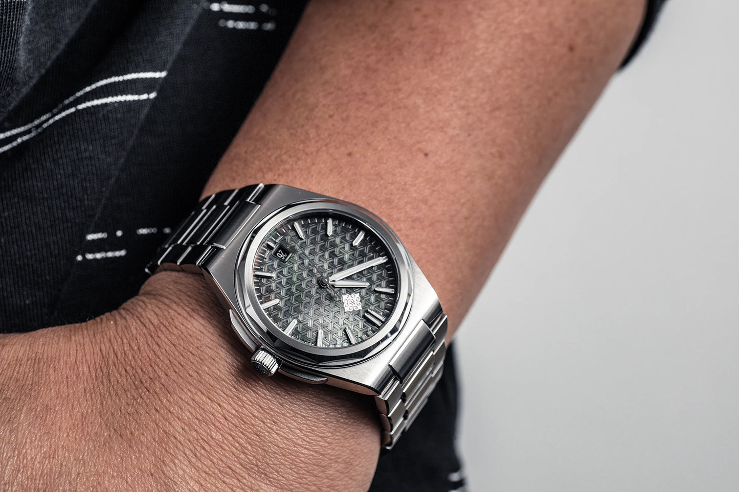 IX&DAO 2025 New 37mm Warrior Men's Automatic Mechanical Watch Miyota 9015 Movement Sapphire Stainless Steel Waterproof 10Bar BGW