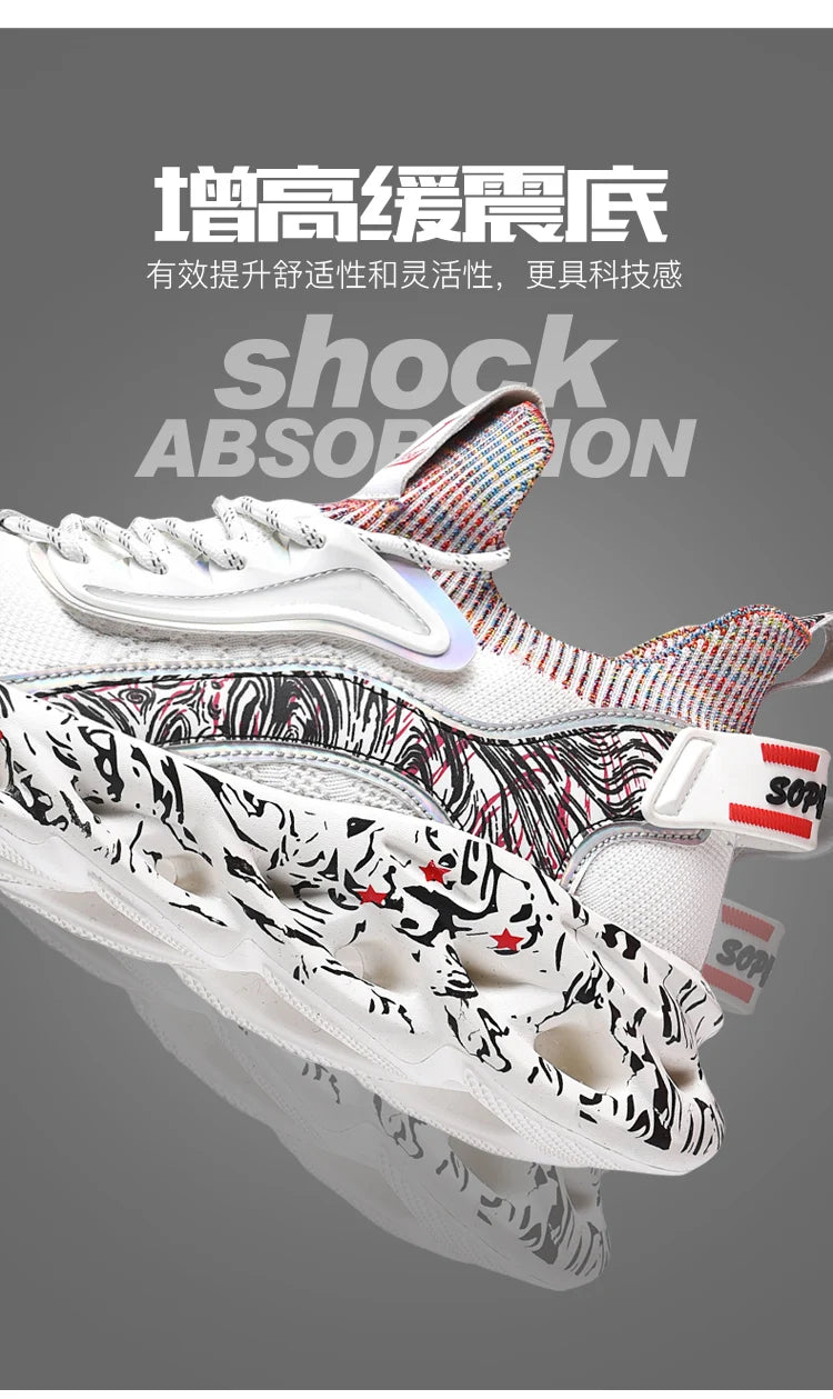 Shoes Men Sneakers Male Casual Men's Shoes Tennis Luxury Shoes Trainer Race Breathable Shoes Fashion Loafers Running Shoes for Men