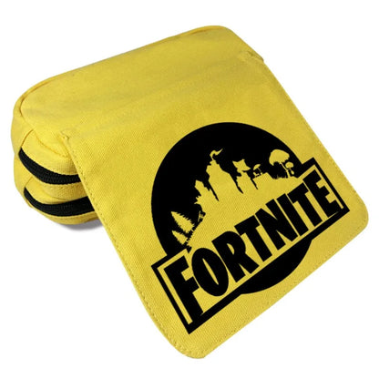 Fortnite Federmäppchen für Kinder – multifunktionale Schreibwarenbox, große Kapazität, doppellagige Schreibwarentasche