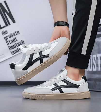 Men’s Casual Shoes New Fashion Lightweight Casual Outdoor Walking Sneakers Anti-Slip Flat Men’s Shoes