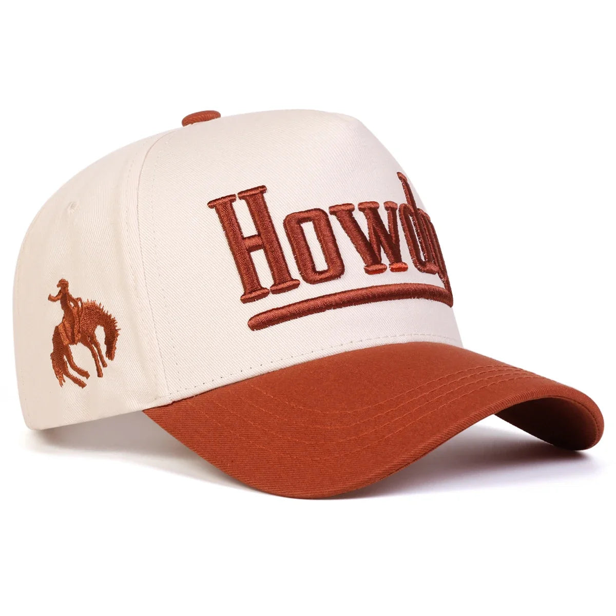 Unisex HOWDY Letter Embroidery Baseball Caps Spring Autumn Outdoor Adjustable Casual Hats Sunscreen Hat Sports Cap