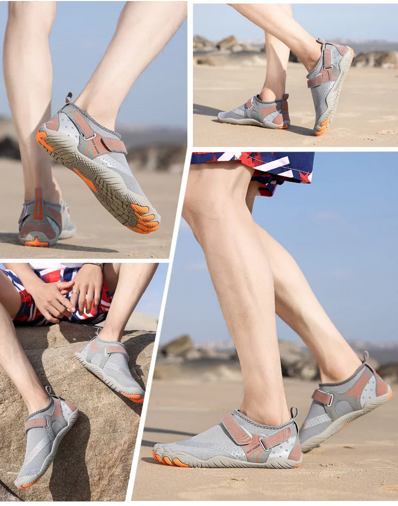 Men Women Water Shoes Aqua Shoes Drainage Beach Sports Swim Sandals Quick Dry Boating Barefoot Diving Fishing Surfing Sneakers