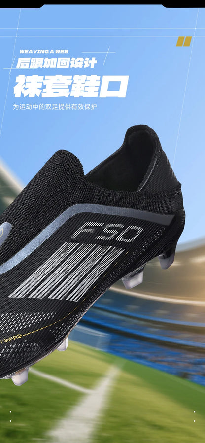 New Men's Soccer Shoes Grass Adult Football Boots FG Ultralight Sport Indoor Cleats Non-Slip Turf Futsal Comfortable  Sneakers