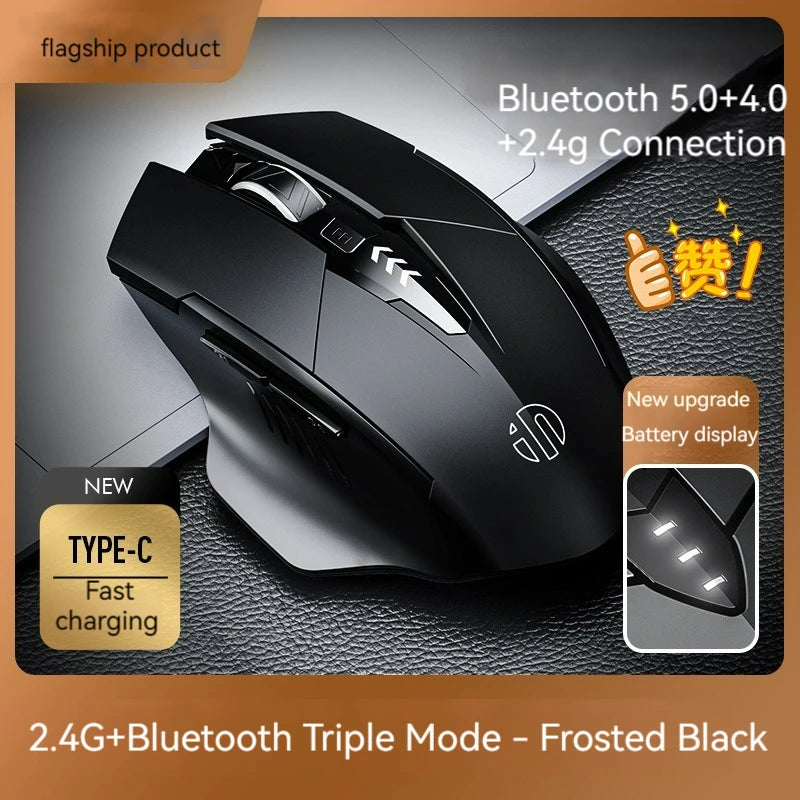 Inphic F1  2.4G BluetoWireless Mouse Office Silent Mouse  Rechargeable 6 Efficient Buttons Gaming Mouse For  Laptop Tablet PC
