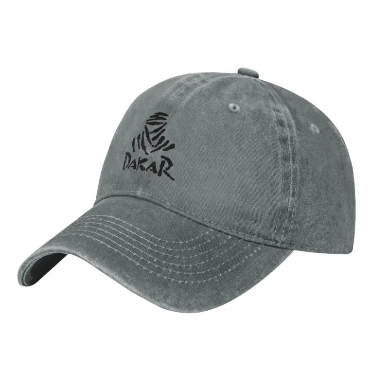Cappellini da baseball vintage da rally fuoristrada D-Dakares, stile unisex, effetto consumato, lavati, cappellini da sole da viaggio, morbidi e non strutturati