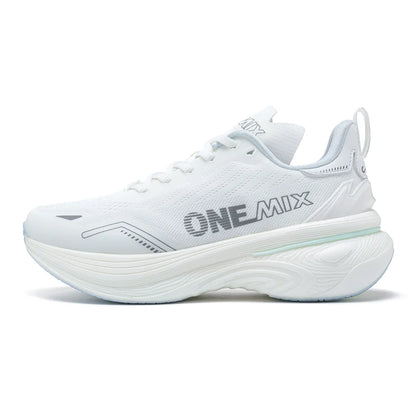 ONEMIX Bumper Max Jogging Running Shoes, Unisex Lightweight Sneakers, Road Wear-Resistant, Fashion Sports Fitness Shoes