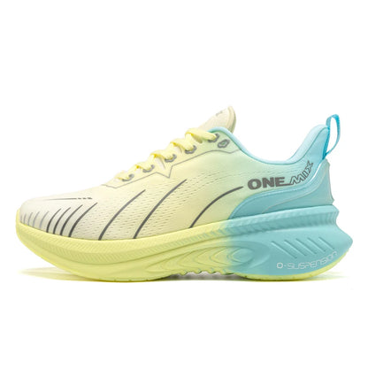 ONEMIX Women's Black Breathable Running Sneakers 2024 Designer Edition, Free Shipping, Pink Fashion Damping Sports Shoes