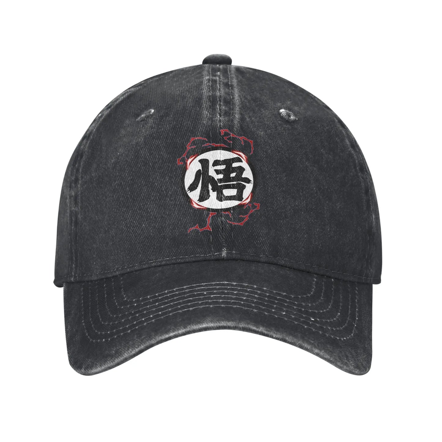 Dragon Ball Master Rosh TURTLE SCHOOL Unisex Baseball Cap Distressed Washed Caps Hat Fashion Outdoor Unstructured Soft Headwear
