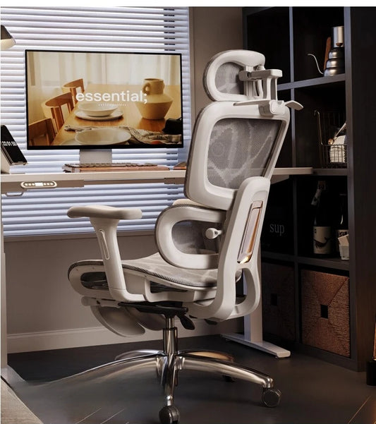 Ergonomic Office Chair Comfortable  Long Sitting Home Gaming Computer Recliner Nap Chair Adjustable Height Lumbar Support Swivel