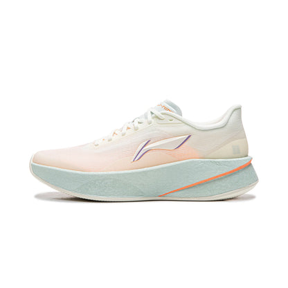 Li-Ning Women's CHAOYING Cushion Running Shoes BOOM Lightweight Rebound TEMPO BOUNSE Flexible LiNing Comfortable Sneaker ARBW008