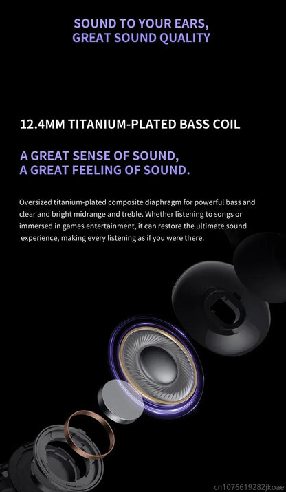 realme Buds T310 Earphones 46dB Active Noise Cancelling HiFi Wireless Headphones Bluetooth 5.4 Game Music Headset Long Standby