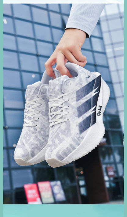 Men's Cushioning Running Shoes Lightweight Athletic Casual Sneakers Male Non-Slip Sports Shoes Outdoor Travel Walking Shoes2026