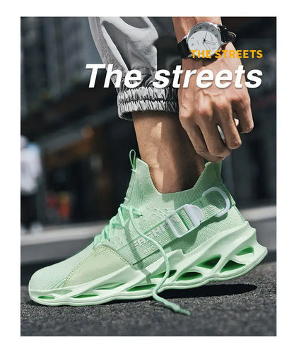 Hot Sale Fashion Purple Casual Sneakers Women Men Blade Running Shoes Big Size 48 Light Breathable Sports Shoes Men Mesh Sneakers