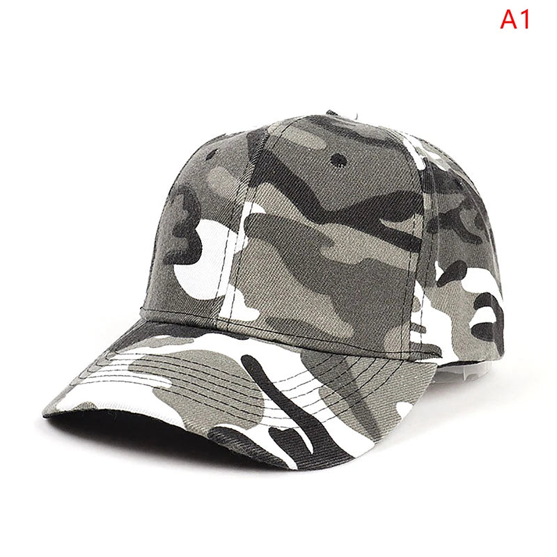 Adjustable Baseball Cap Summer Sunscreen Hat Camouflage Camo Camping Hiking Fishing Caps
