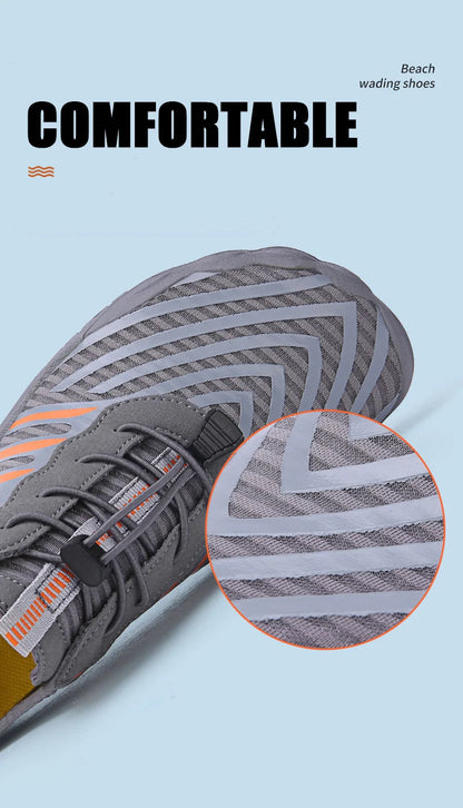 Men Women Water Shoes Aqua Shoes Drainage Beach Sports Swim Sandals Quick Dry Boating Barefoot Diving Fishing Surfing Sneakers