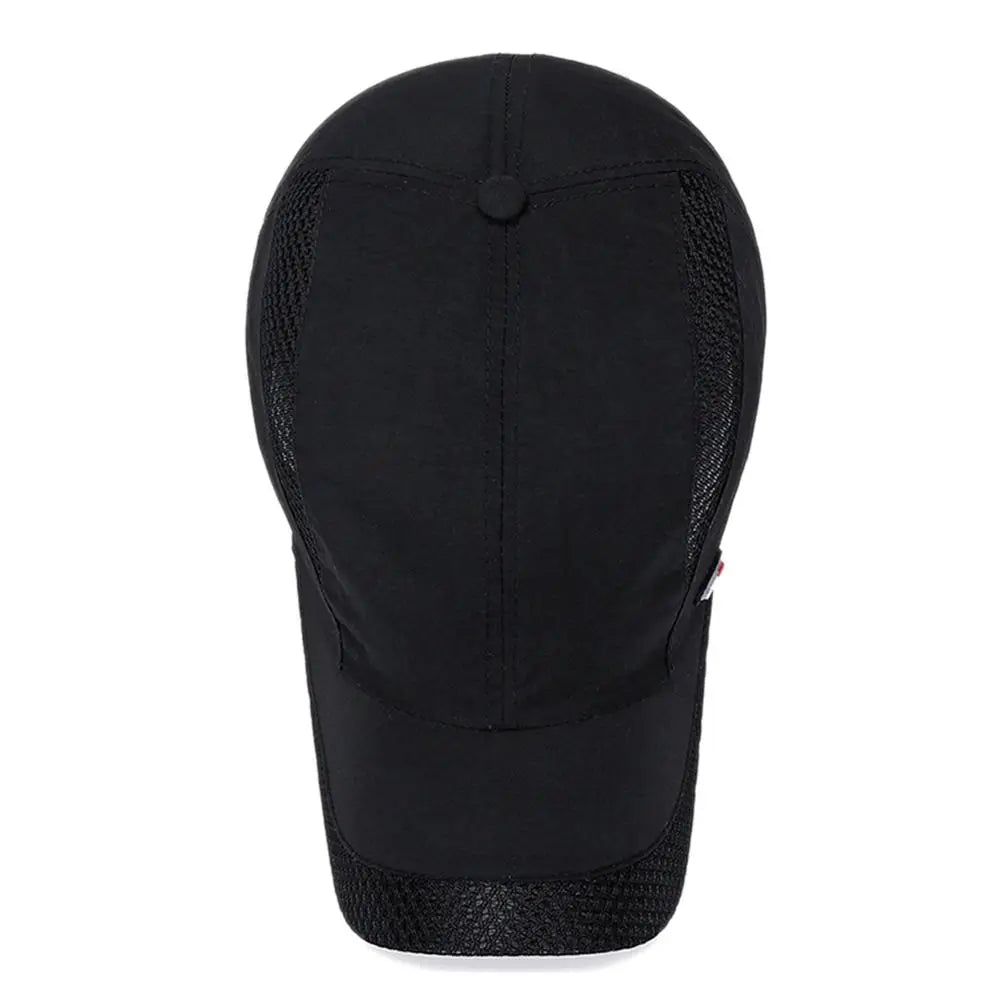 Waterproof Cotton Quick Dry Baseball Cap Snapback Hats Mesh Sun Hat
