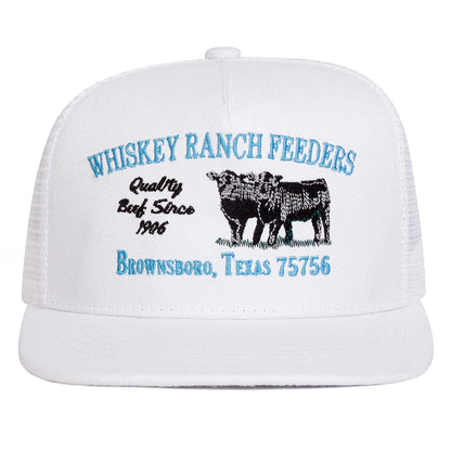 Unisexové kšiltovky WHISKEY RANCH FEEDERS s výšivkou, hip-hopové síťované čepice, jarní a letní outdoorové nastavitelné ležérní baseballové čepice, čepice s ochranou proti slunci