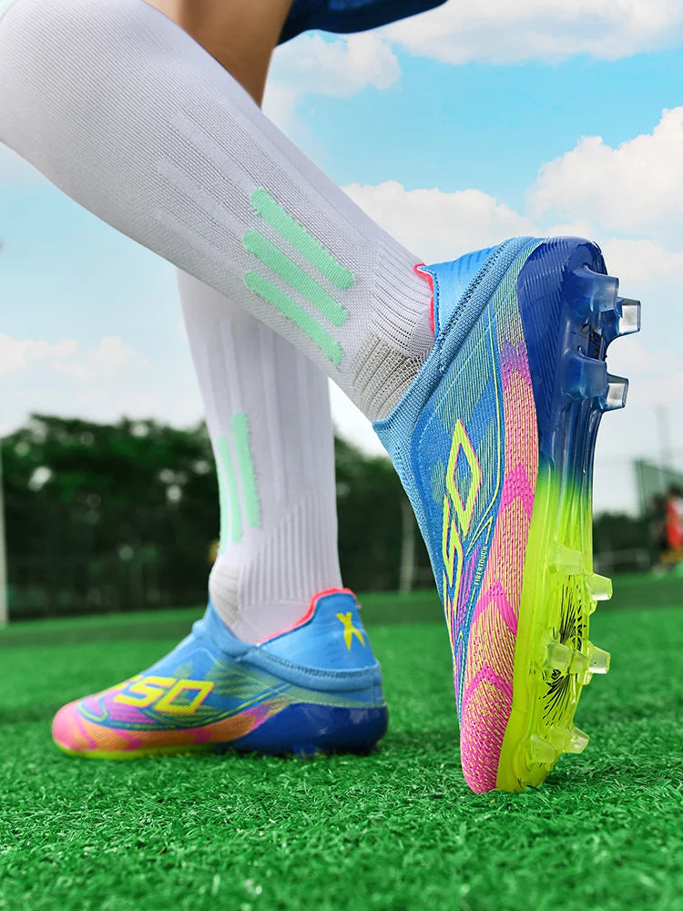 Men's Football Boots New Society Grass Tennis Adult Breathable Ultralight Outdoor Sports Male Soccer Shoes Sneakers Football Shoes