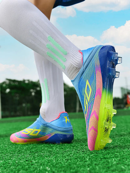 Men's Football Boots New Society Grass Tennis Adult Breathable Ultralight Outdoor Sports Male Soccer Shoes Sneakers Football Shoes