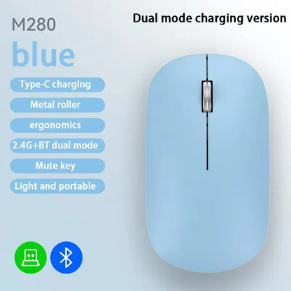 Lenovo Bluetooth Wireless Mouse 2.4G Dual Mode DPI Adjustable Type-C Rechargeable Silent Ergonomic Portable Office Mouse 2026 ﻿
