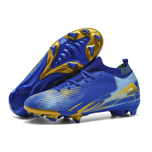 Professional Men's Outdoor FG Bottomed Football Shoes Adult Durable Comfortable Training Shoes Teenagers Non Slip Soccer Shoes