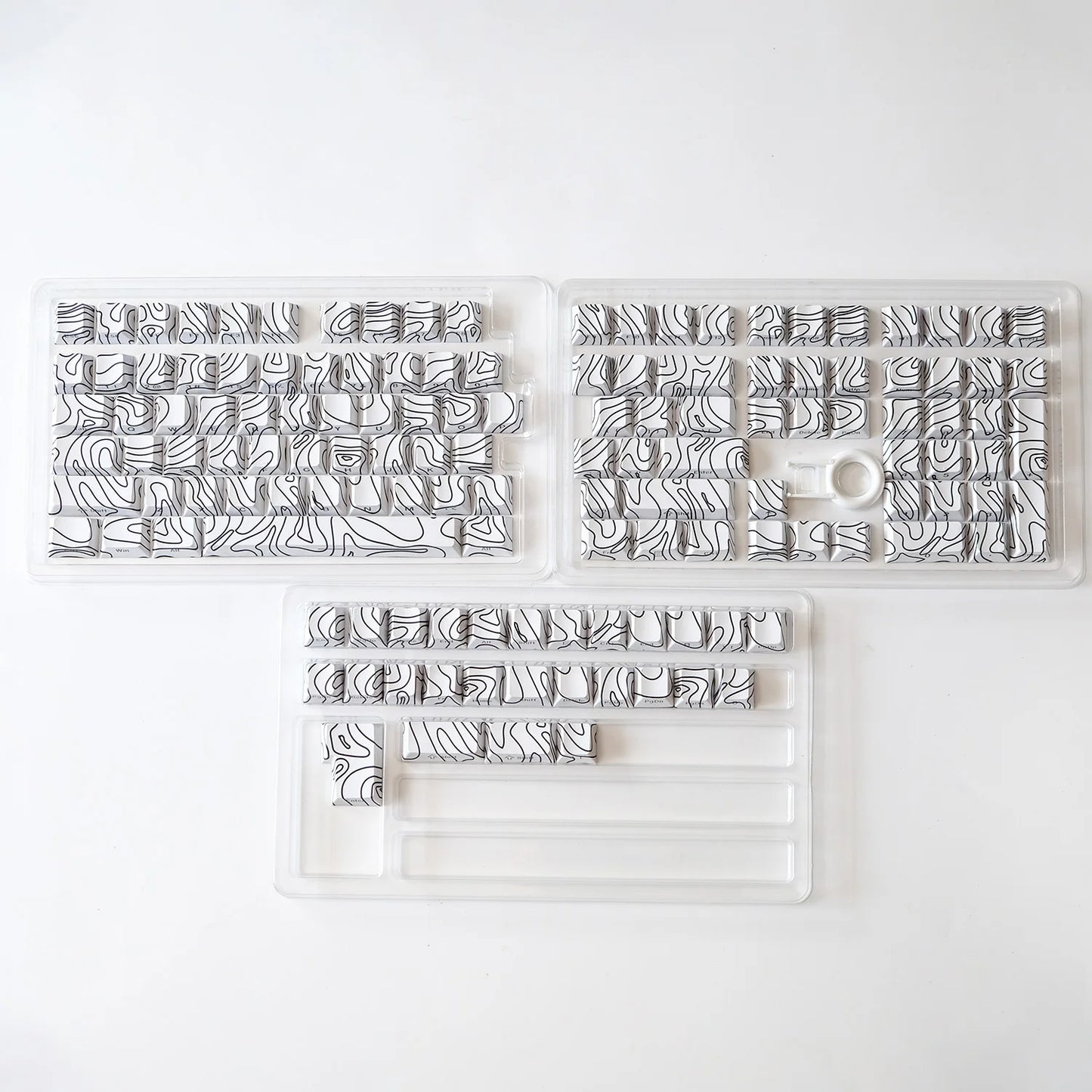 KYOMOT 135 Keys PBT Side Print Keycap Double Shot Cherry Profile Shine Through Keycaps for MX Switch Games Mechanical Keyboard