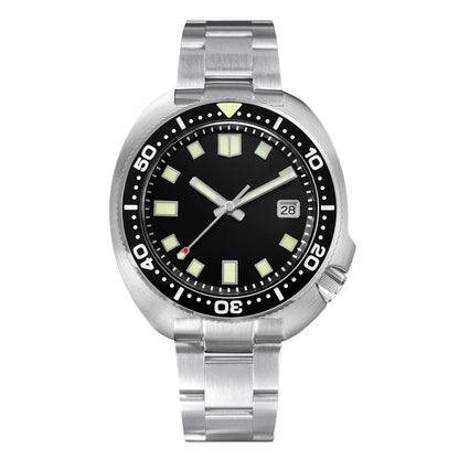 San Martin Turtle Men Diver Watch 44mm NH35 Automatic Mechanical Wristwatch Sapphire Waterproof 200m Luminous Relojes SN0047